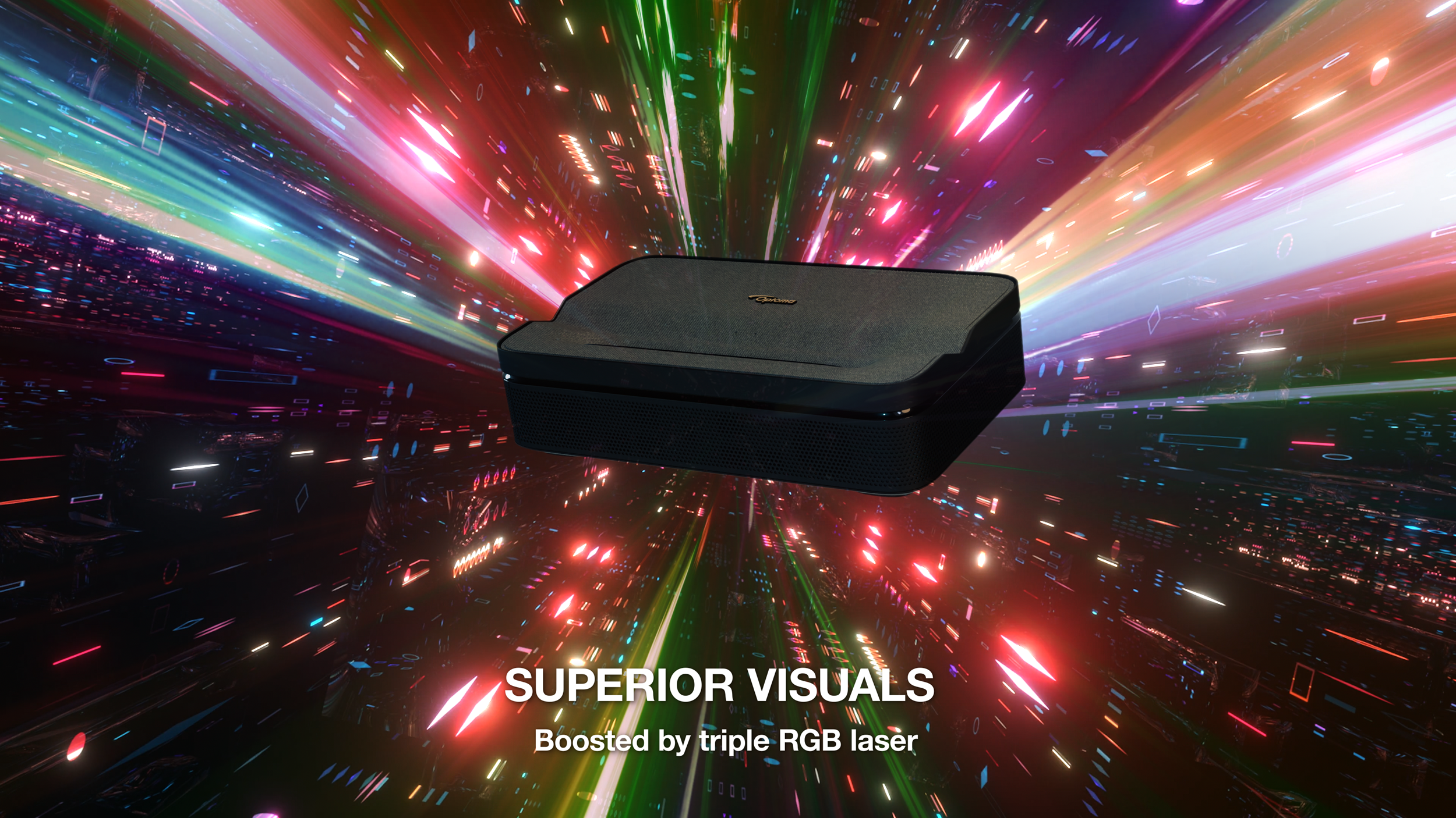 Projektor Optoma H190X zapalone_swiatlo