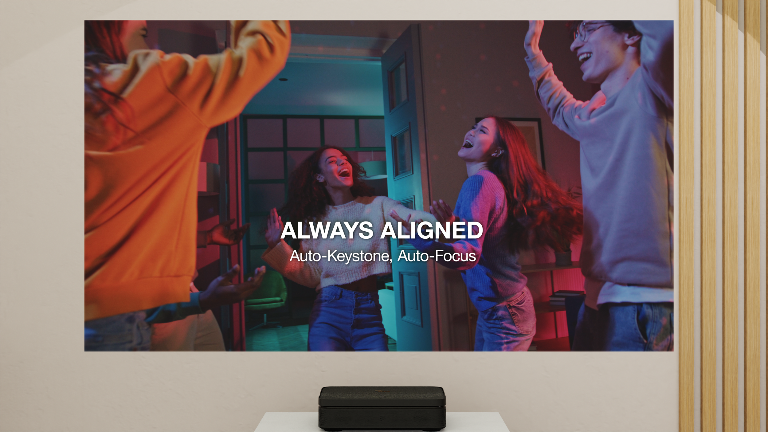 Projektor Optoma H190X zapalone_swiatlo