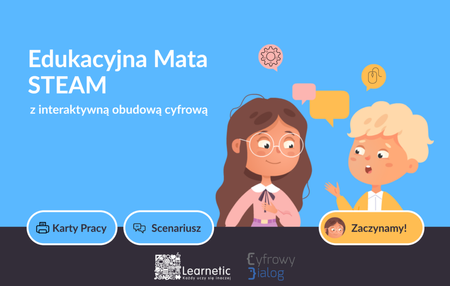 Edukacyjna Mata STEAM z interaktywną obudową cyfrową