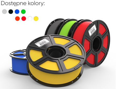 Filament biodegradowalny PLA Sketch (mix kolorów) 0,8 kg - 72 szt. (57,6 kg)  