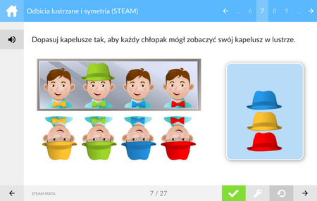 Edukacyjna Mata STEAM z interaktywną obudową cyfrową