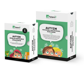 mTalent Autyzm. Rozumienie i naśladowanie mowy   + mTalent Autyzm. Mowa w kontekście społecznym cz.1
