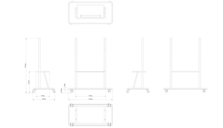 Mobilny statyw podłogowy - Optoma ST05 Trolley
