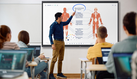 Monitor interaktywny Optoma 65" 5 Series 5653RK - 0% VAT dla placówek oświatowych